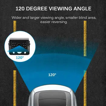 

7" 4 Pins 15M HD TFT LCD Car Monitor Night Vision Rear View Backup Camera Extension Cable For Bus Houseboat Trailers Campers