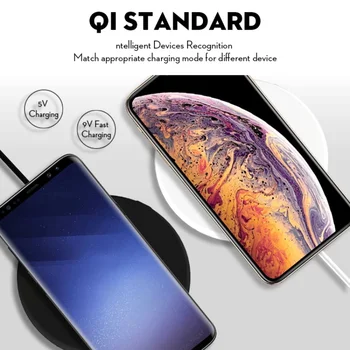 Hobbylaneワイヤレス急速充電器チー10ワット充電スタンドパッドマットiphone/サムスン/lg