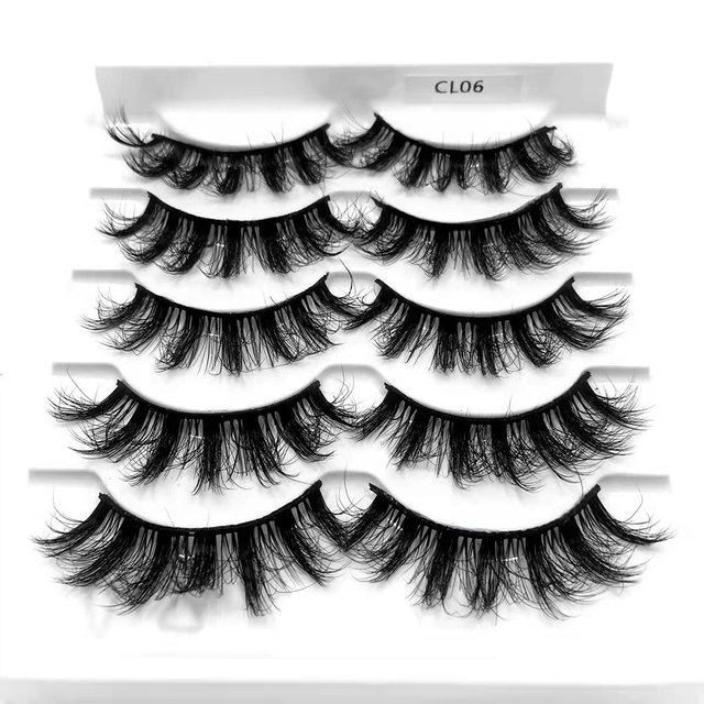 Pairs Multipack 3D Mink Lashes False Eyelashes Handmade Wispy Fluffy Long Lashes Natural Eye Makeup Tools Eye Lashes H13 E08