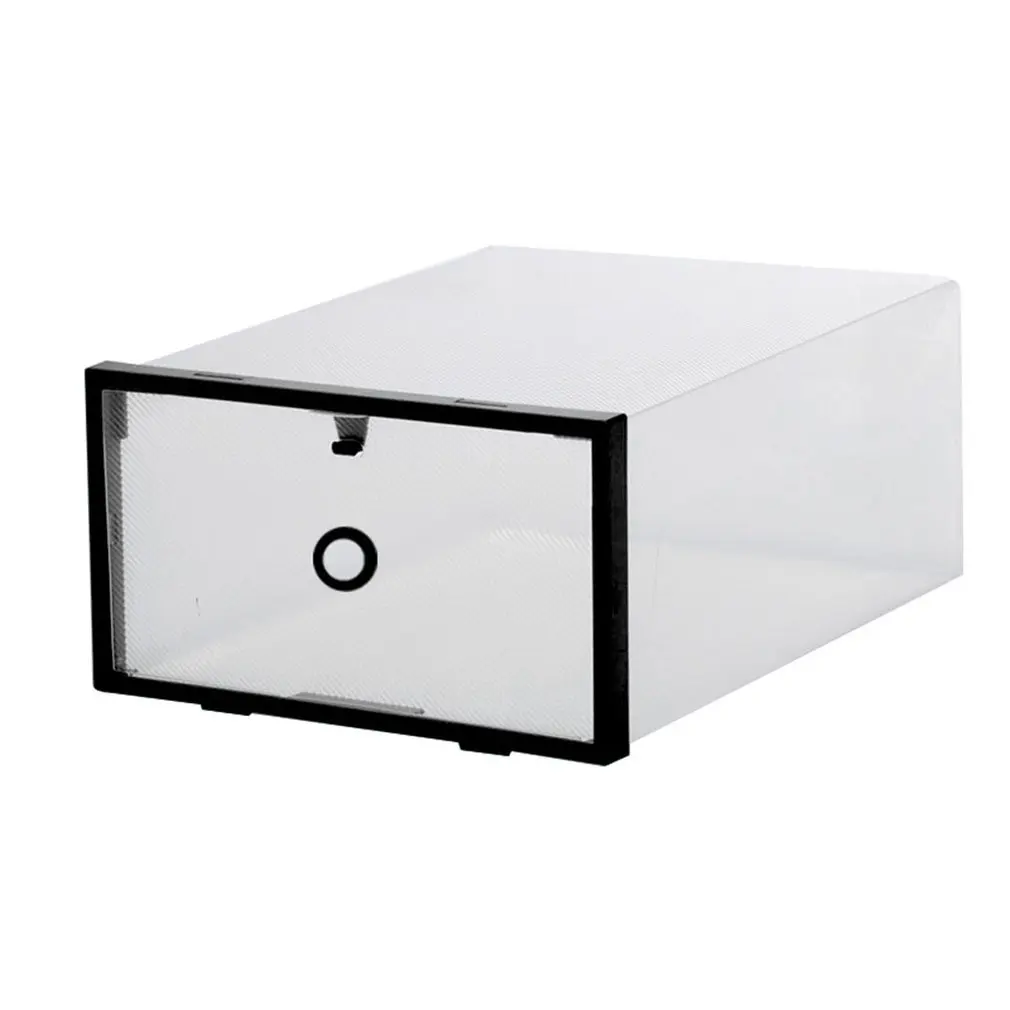 1pc Transparent Shoes Box Drawer Universal Clothinng Storage Case Organizer Stackable Slippers Sports Sundries |