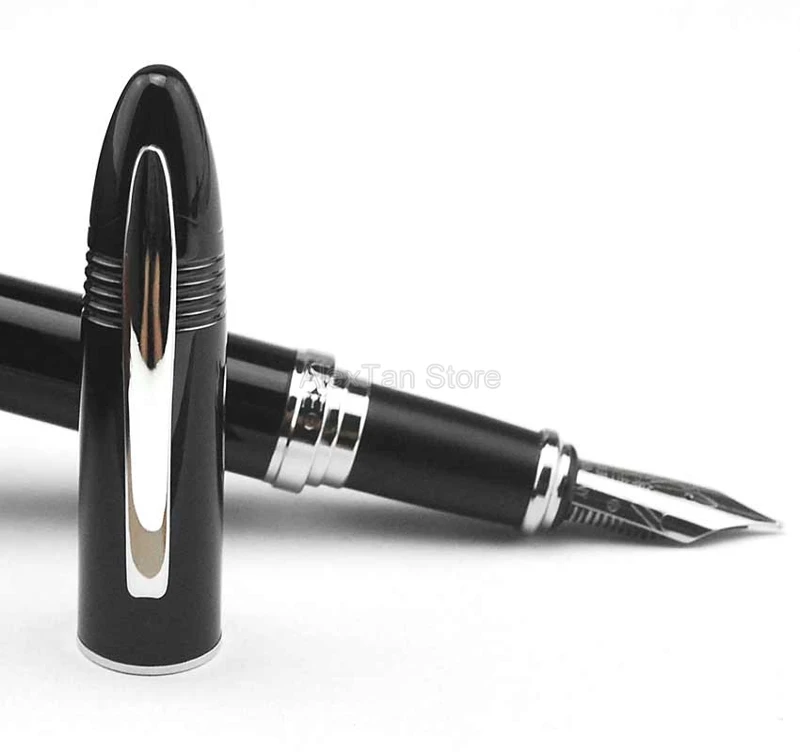 

Duke Noble Fountain Pen 911 Big Shark Shape Black Full Metal Iridium Medium Nib Writing Pen Wholesale Office & Home Supplies