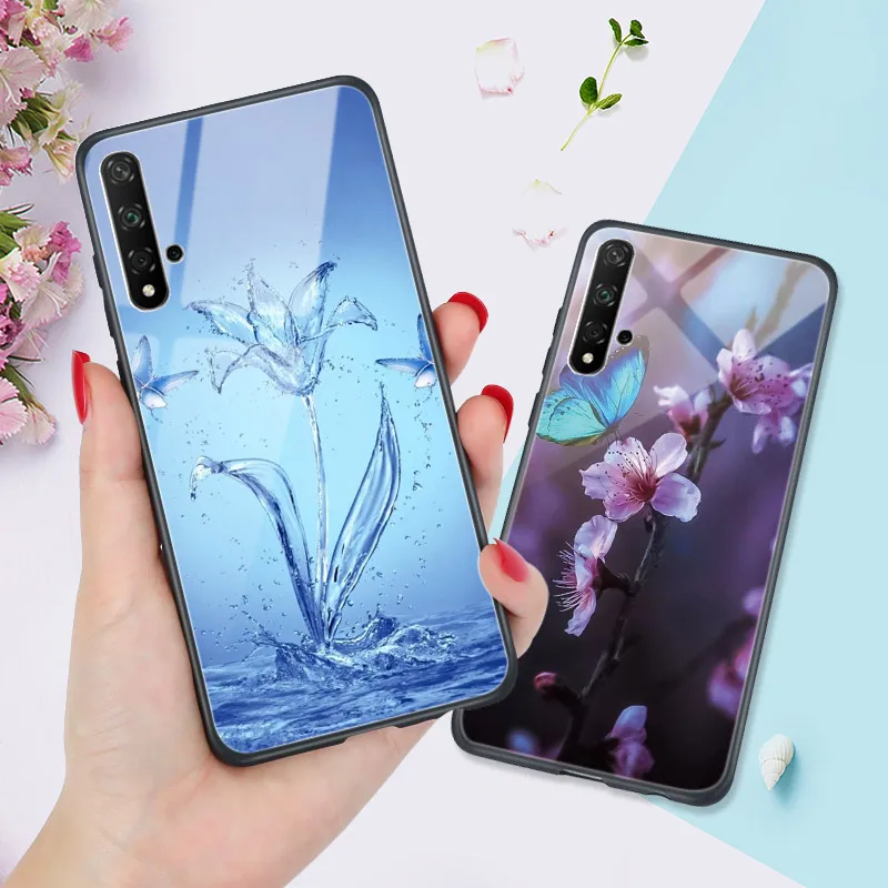 Чехол для Huawei Honor 9 10 Lite 10i 8A 8C 8S 8X 9X Premium Global 7A 7C 20S View 20 Pro Яркий глянцевый