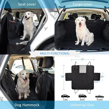 

Dog seat cover, thick waterproof carrier for car rear seat trunk cushion, dog cushion, seat cushion cushion blanket