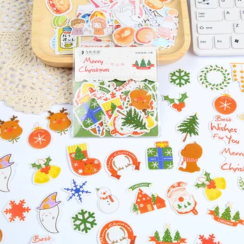 

40 Pcs/set stickers Diary DIY Cartoon Christmas Halloween Decoration stickers bullet journal stickers scrapbooking Stickers