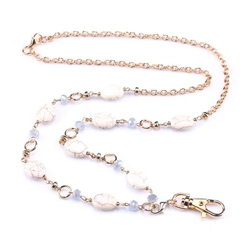 

Beads Lanyards for Women Girl Elegant Badge Lanyards with ID Holder Keychain Holder Fashion Necklace Lanyards