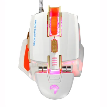 

Professional Gaming Mouse 2500DPI Adjustable Wired Game Mouse Recording 2 Colors Optical Macro G20 Full Speed Photoelectric