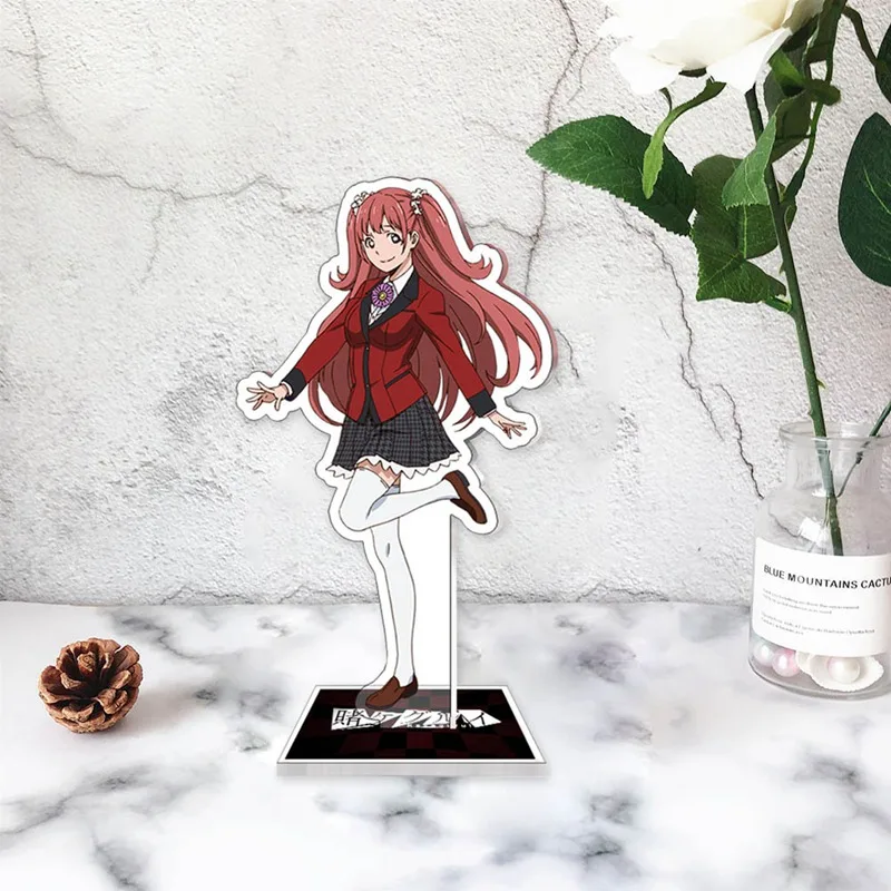 Аниме Kakegurui фигурка джабами Yumeko акриловая подставка модель пластина Держатель