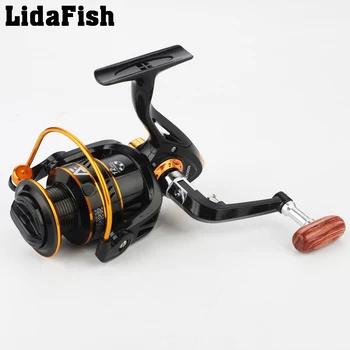 

LidaFish Full metal wire cup Fishing Reel BN2000-BN7000 No Gap Metal Spool High Speed 5.2:1/4.7:1 Spinning Reels