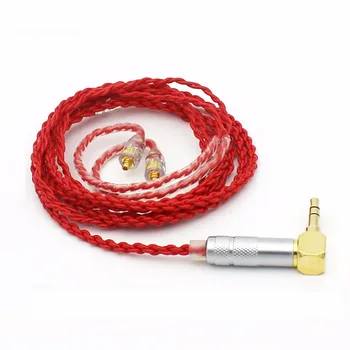 

Red Custom Made 4 Core MMCX Cable Earphone Upgrade Cable for Shure SE846 SE535 SE315 SE215 UE900