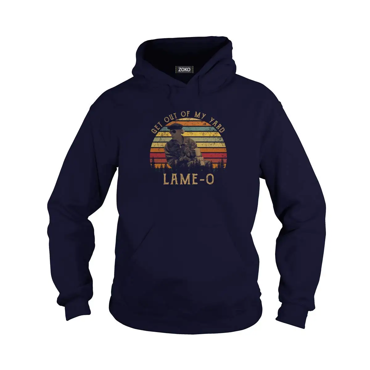 Get Out of My Yard Lame-O Винтажная Футболка Унисекс Мужская Женская толстовка с капюшоном |