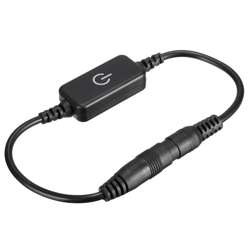 Switch Control Adapter Touch Inline Dimmer For LED Strip Panel Light DC12-24V 4A