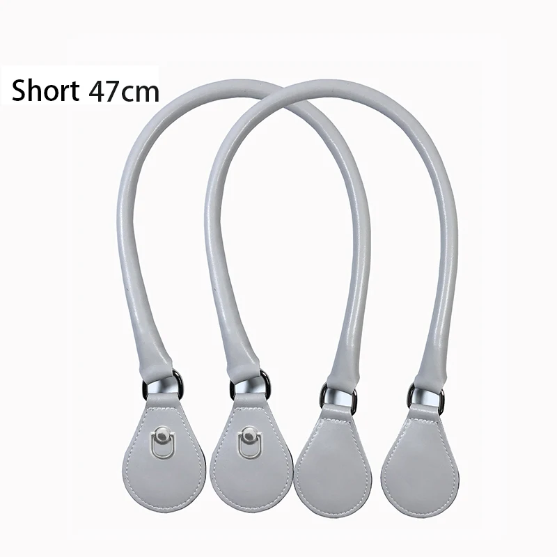 2021 New Leather Round Belt Handle with D Buckle Drops for City Chic Obag Basket Bucket Classic Mini Women Handbag O Bag 