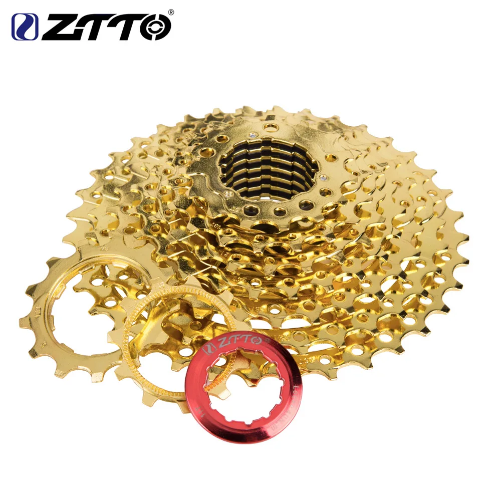 ZTTO 9 s 11-40T Звездочка 9-speed MTB gold прочный маховик, подходит для горного велосипеда 11-40T альпинистская карточная передача