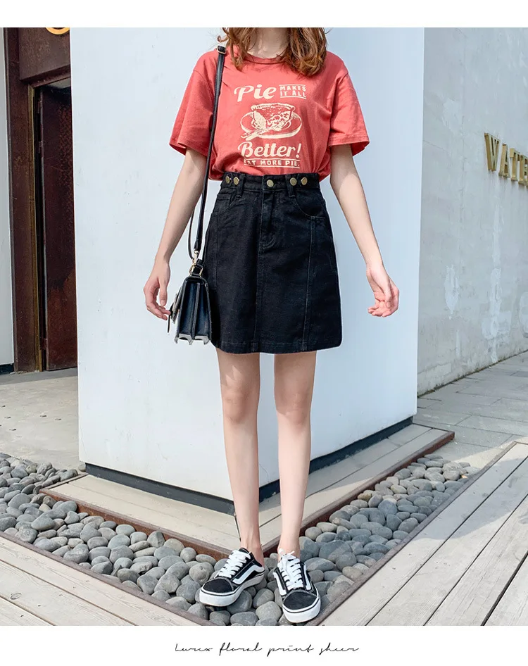 10 women denim skirt
