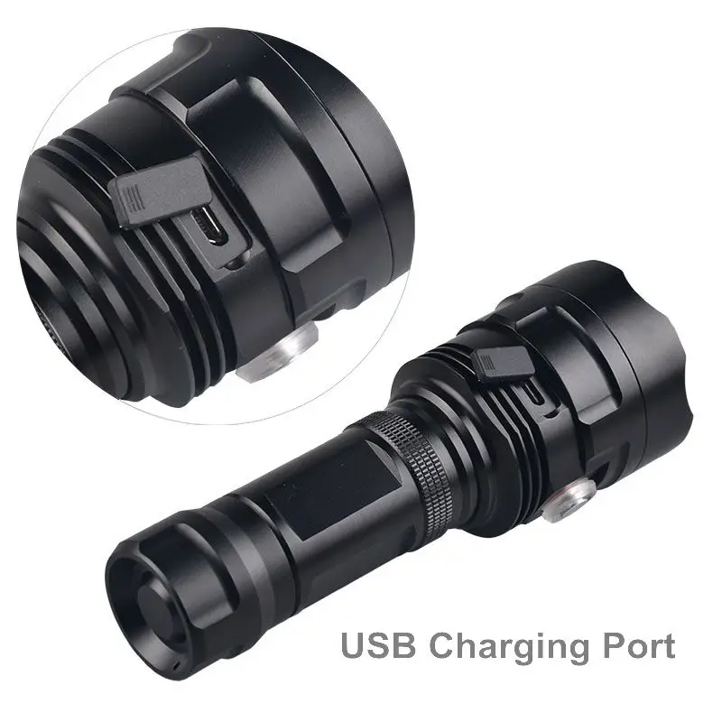 TMWT Открытый Отдых на природе Охота 18650 26650 аккумуляторная батарея USB torch light xml t6 3 светодиодный тактический фонарь