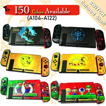 

5 in 1 Nintend Switch Console & Joncon Shell 150 Limited Editions Pattern Skin Waterproof Cover for Nintendo Switch Accessories