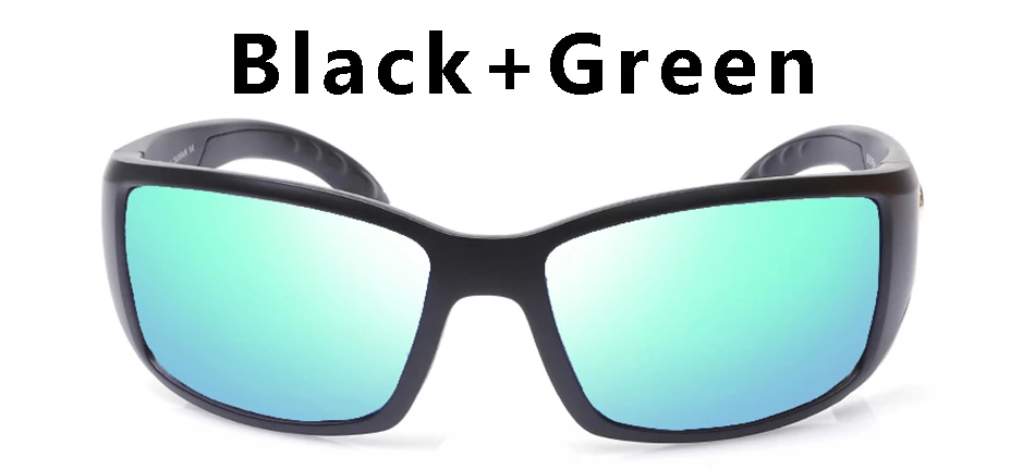 580P Blackfin поляризационные солнцезащитные очки мужские брендовые дизайнерские винтажные Квадратные Солнцезащитные очки для вождения очки спортивные очки для рыбалки UV400 Gafas