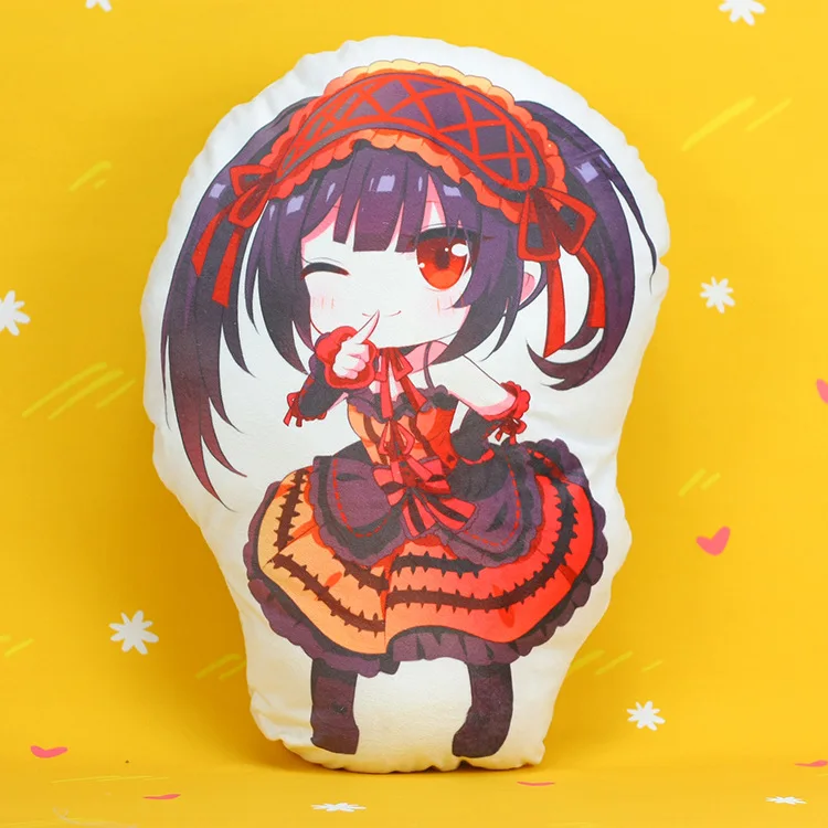 Японское аниме Дата A LIVE Tokisaki Kurumi Сакура сабля мультфильм игрушки плюшевые подушки мягкие офисные спинки подушки Диван Декор