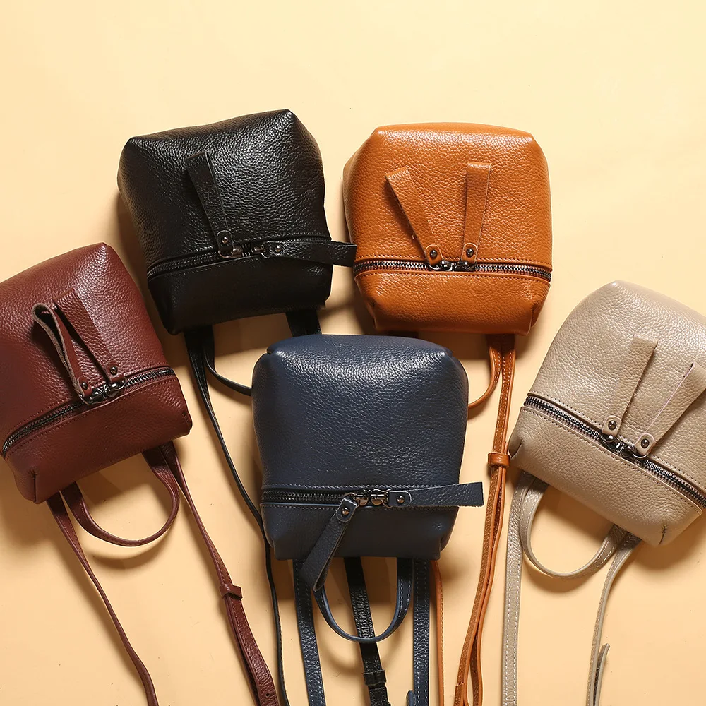 Genuine Leather Crossbody Bags for Women Personalized Phone Pouch Ladies Small Shoulder Bags Fashion Female Messenger Bag Newest