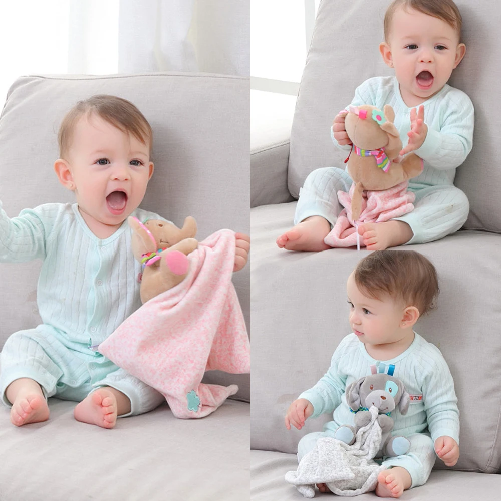 Focusnorm одежда для малышей безопасности Одеяло успокаивать младенцев Полотенца играть игрушка в виде животного одеяло UK