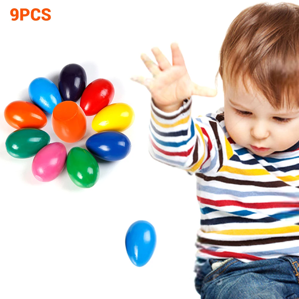 Детские развивающие игрушки креативные 9 цветов краска ing Egg карандаш нетоксичный художественный Рисунок для детей Краска Карандаш художественные принадлежности
