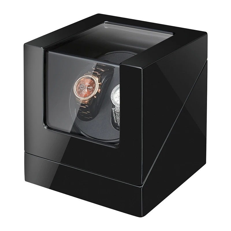 Double Watch Winder Kayu Automatic 