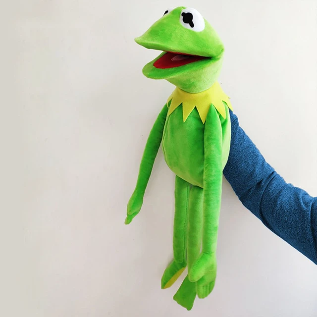 60cm Kermit Plush Toy Sesame Street frogs Doll Soft stuffed Toy Hand puppet  Dropshipping Christmas Holiday