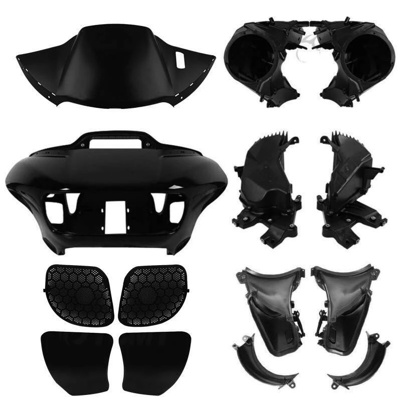 Gloss Black Fairing Support Bracket Mount For Harley Road Glide FLTRX 2015-later Gloss Black Fairing Support Bracket Mount For Harley Road Glide FLTRX 2015-later