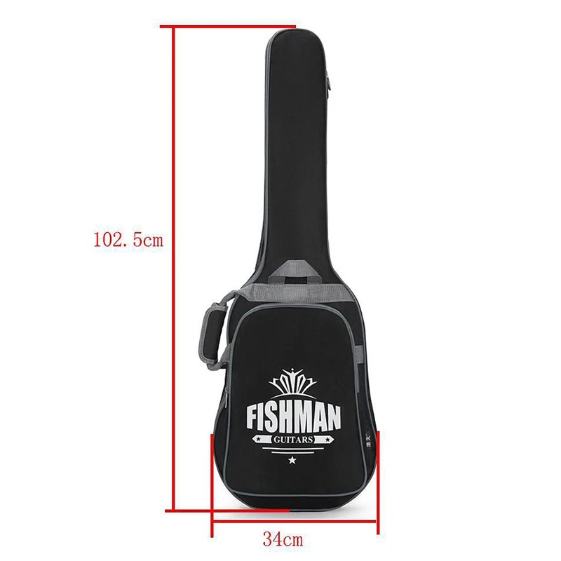 Прямая поставка-FISHMAN гитара электрическая бас гитара Gig сумка рюкзак чехол водостойкий 10 мм утолщенная губка гитара сумка