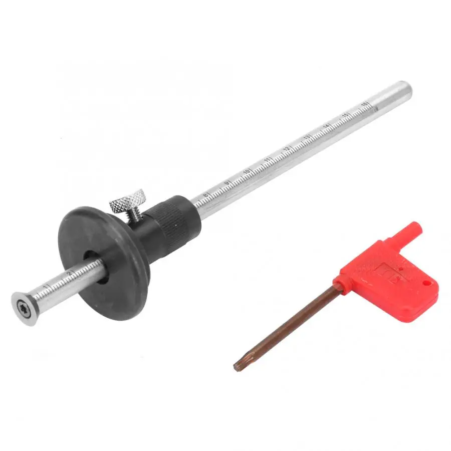 High Accuracy Stainless Steel Wheel Marking Gauge Woodworking Measuring Tool