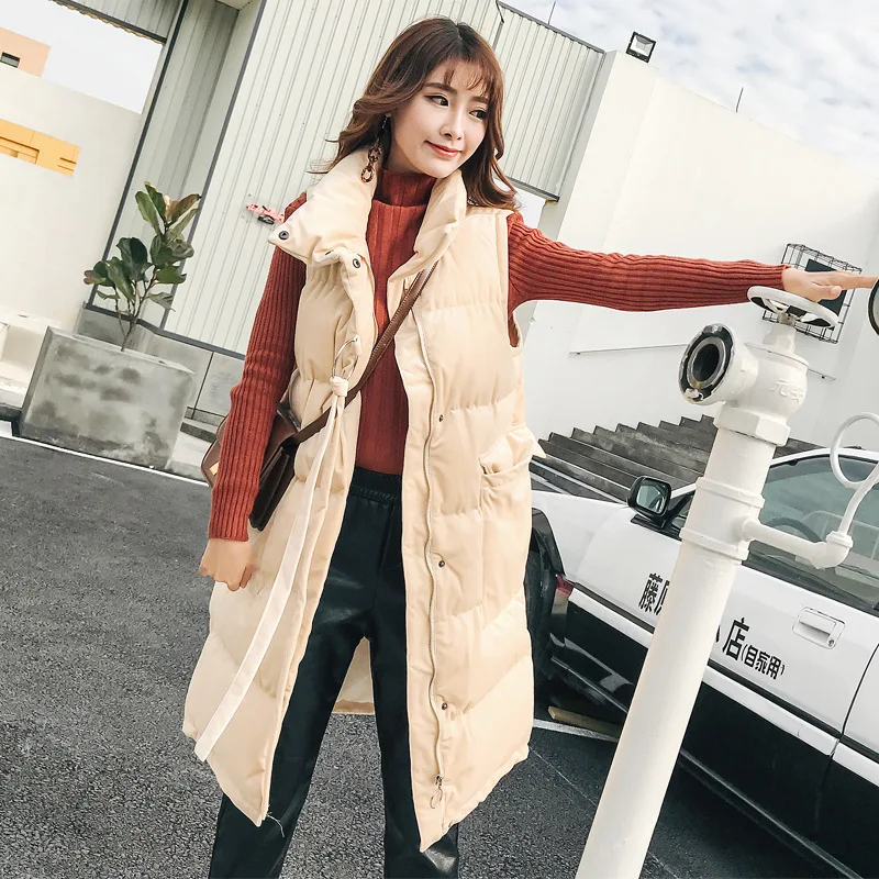 

Vest Beautiful Trend Slim Fit Slimming Sweet Fashion Elegant Cute Elegant 2019 Autumn & Winter Thick Mid-length