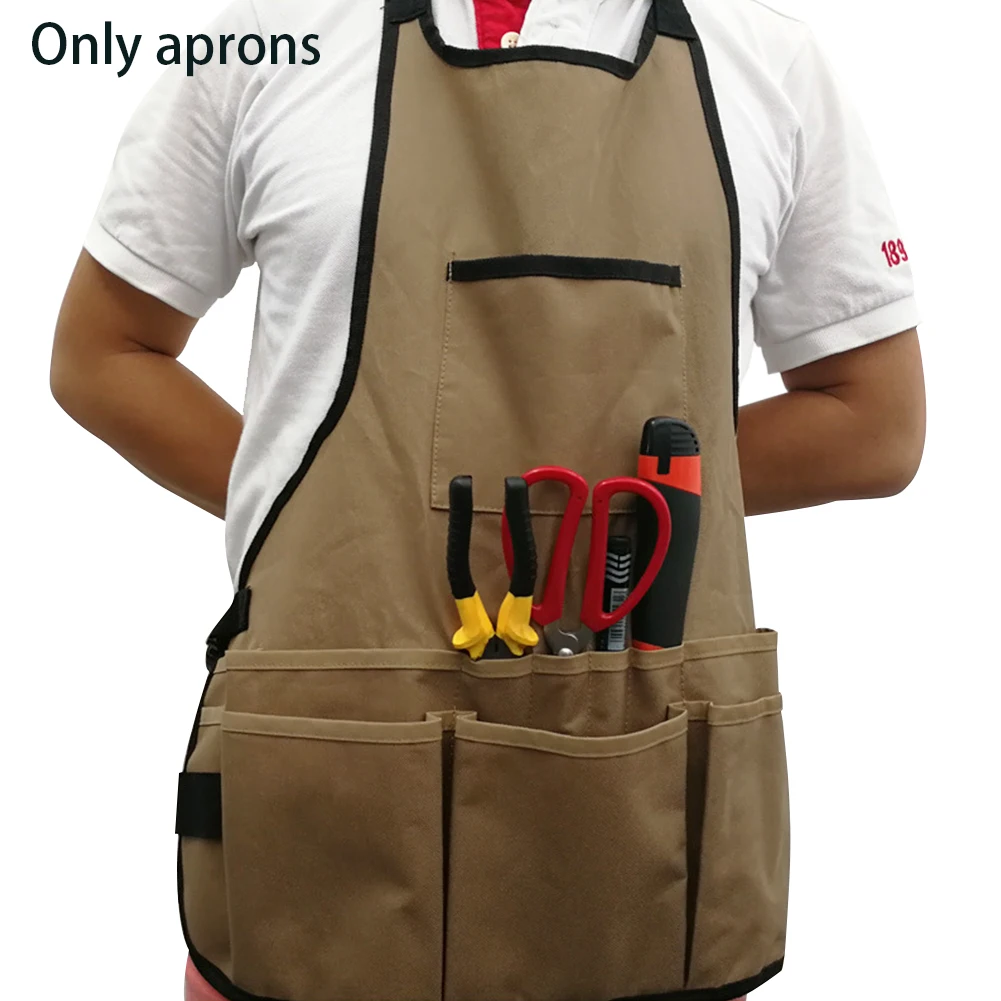 

Tool Storage Electrician Carpenter Florist Work Apron Multiple Pockets Adjustable Strap Oilproof Woodworking Multifunctional
