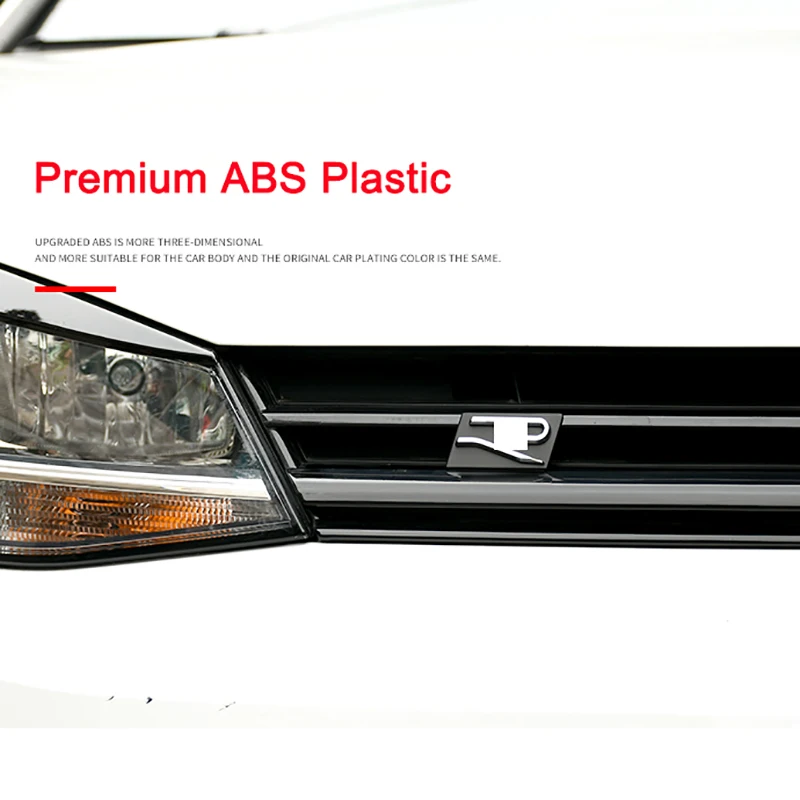 

Front Grille New R Logo Mark Emblem Stickers for VW Golf 7 7.5 MK7 Accessories 2015-2019