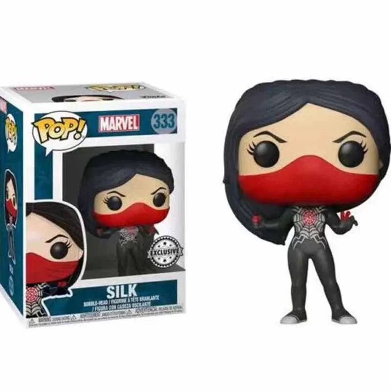Funko POP Marvel Человек-паук шелковые Мстители оригинальная коробка ПВХ экшн-фигурка