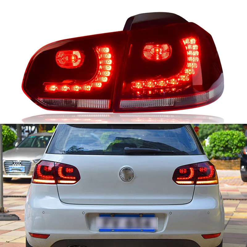 Для VW Golf 6 светодиодные задние фонари 2009 2012 Гольф mk6 автомобилей Стайлинг хвост