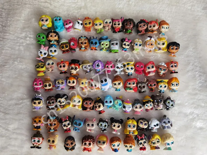 1pcs can choose Disney Doorables Princess Dolls Series 1 & 2 Cartoon Monsters Toy MINI SIZE Rare Collection No Dups Gift Kids | Игрушки и