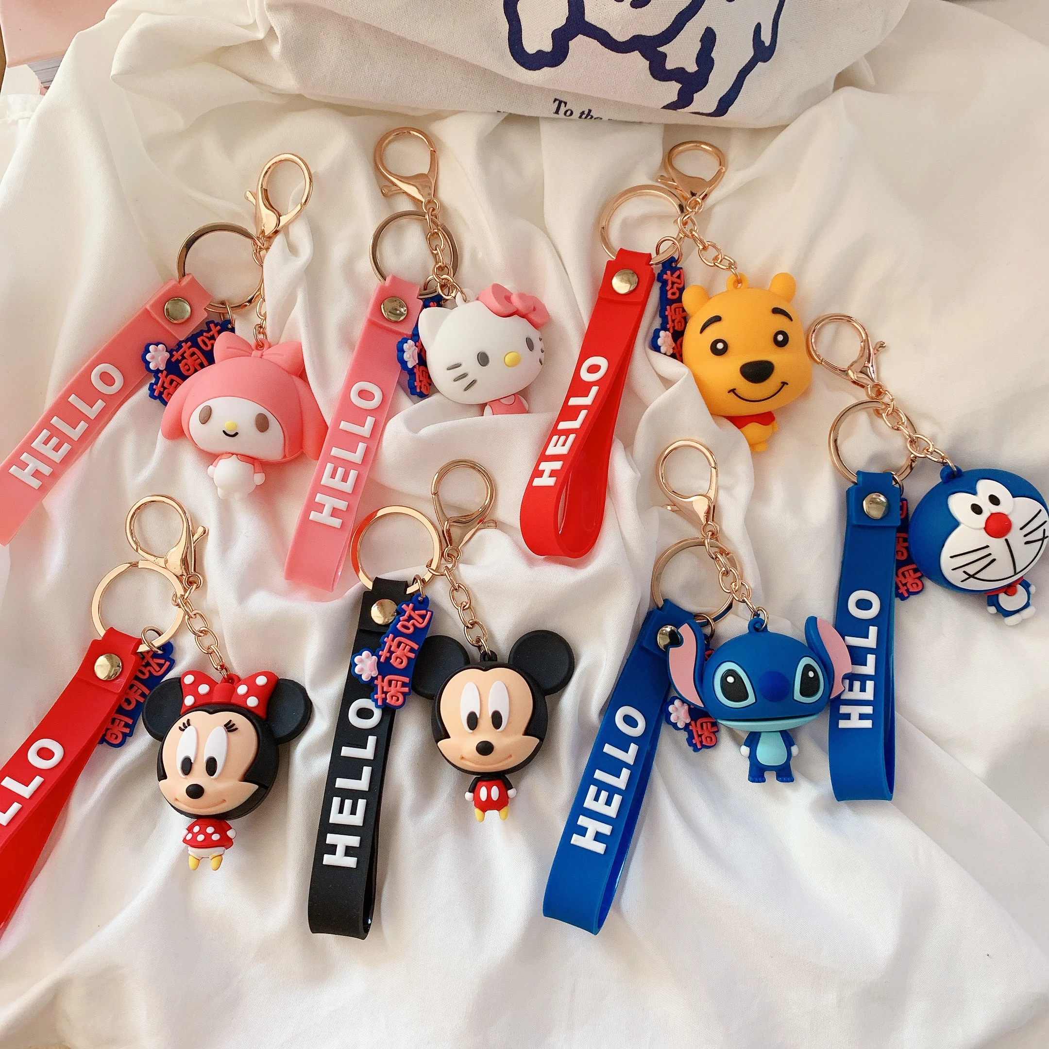 Doll Hand Wrist Lanyard Strap String for Phone iPhone 7 8 X 6 USB Flash Drives Keys Keychains ID Name Tag Badge Holders
