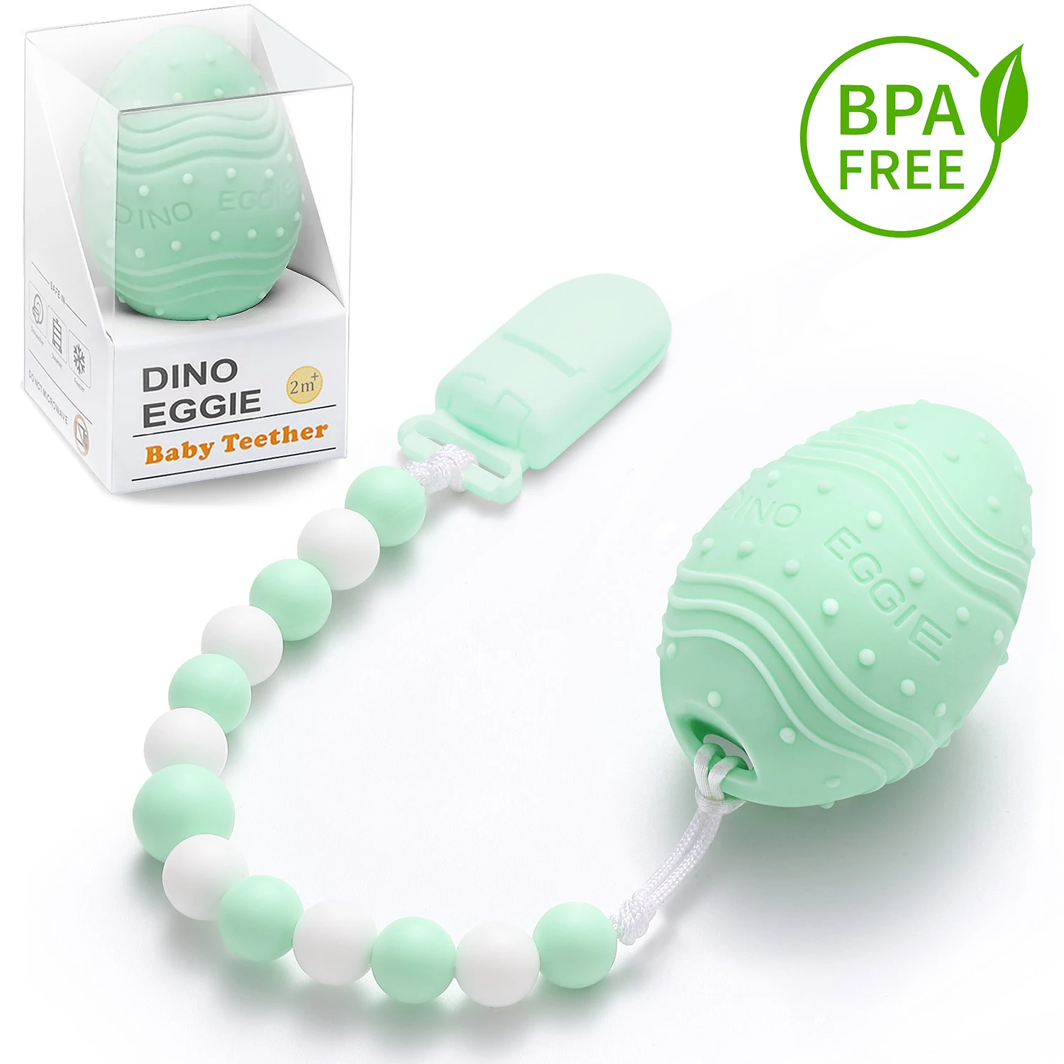 dino eggie teether