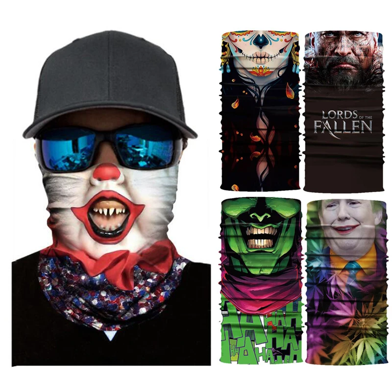 Mascarillas 3D человек бандана шарф новый роман спортивный волшебный