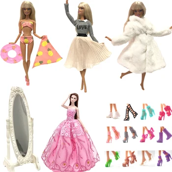 

NK Hot Sale Doll Lifebelt Ring Swimwear Accessories Shoes For Barbie Doll Accessories DIY Dollhouse Toy Baby Gift JJ