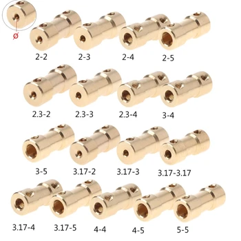 

2-5mm Motor Copper Shaft Coupling Coupler Connector Sleeve Adapter US R9UC