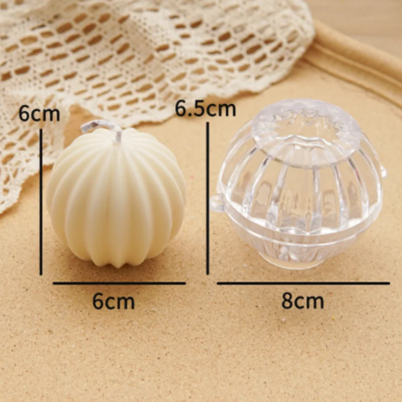 Aromatherapy Candle Mold 3D Round Spherical Acrylic Plastic Mold