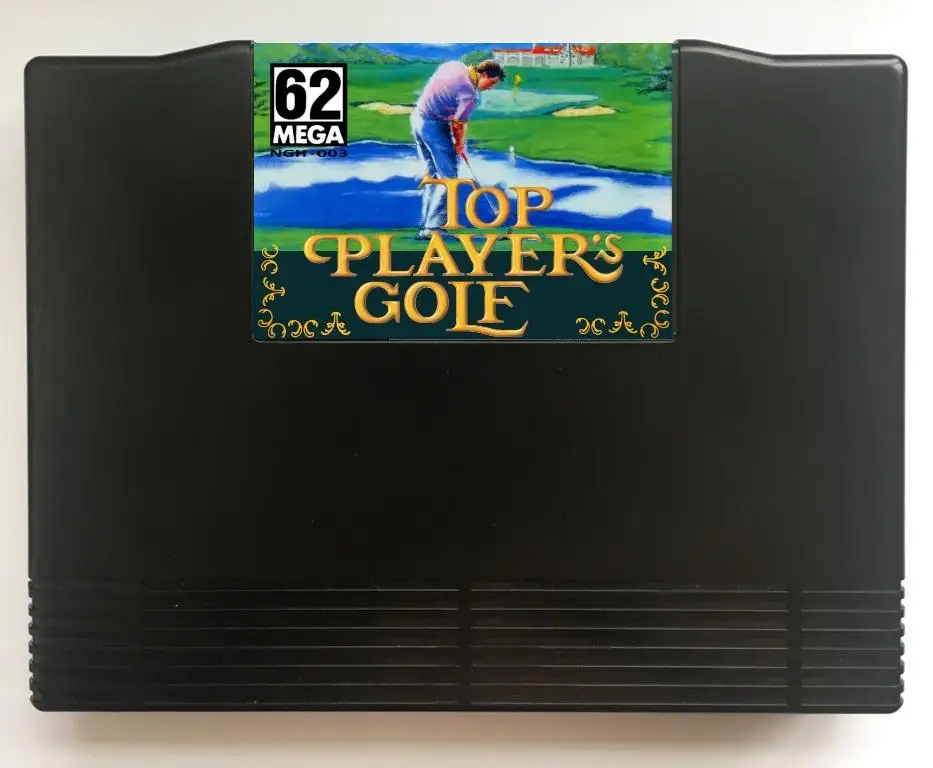 

NEOGEO AES Top Players Golf Game Cartridge and ShockBox for SNK NEO GEO AES Console