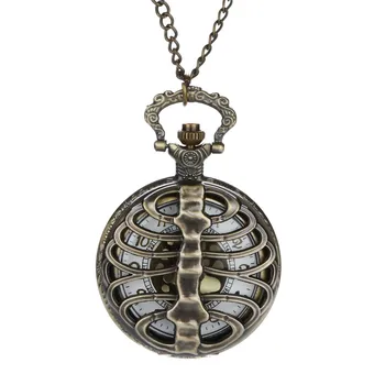 

Hollow Pocket Watch Personalized Pattern Steampunk Vintage Quartz Roman Numerals Pocket Watch reloj de bolsillo карманные часы