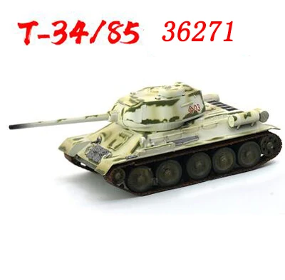 36271 1 шт. 1: 72 T-34/85 модель танк хобби Коллекционная готовая пластиковая 36270 36271 военный для студентов детский подарок - Цвет: 36271