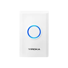 Музыкальный светодиодный беспроводной дверной звонок, Водонепроницаемый дверной звонок, внутренний приемник, дверное кольцо, пульт дистанционного управления