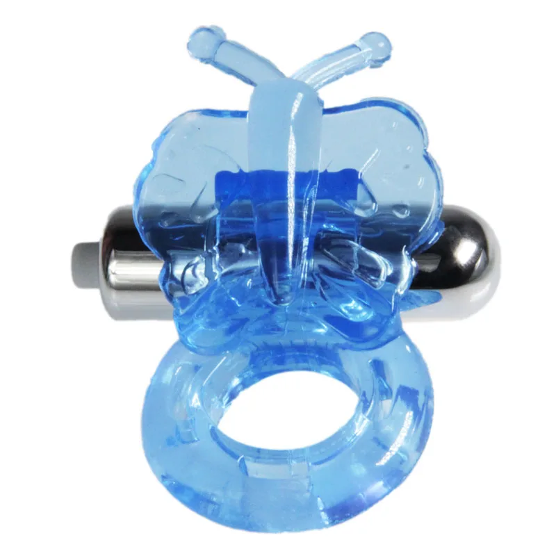 Палец кольцо вибратор стойкий копать бабочка Клитор Массажер Мастурбация