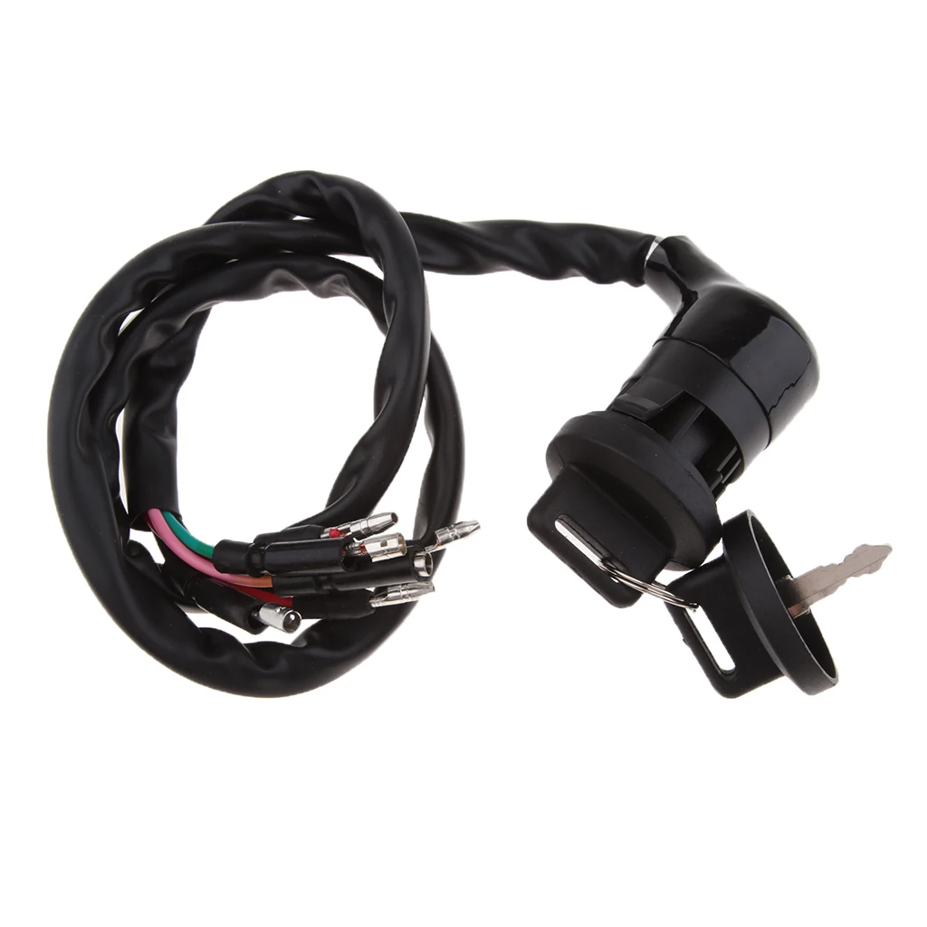 Replacement Ignition Switch W/ Keys for Honda TRX 350 Fourtrax ATV 1986-1987
