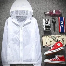 Сезон: весна–лето ветрового стекла Для мужчин дышащие Спорт на открытом воздухе солнце-Устойчивое ветровка Солнцезащитная одежда с зашитой от уф, ультра