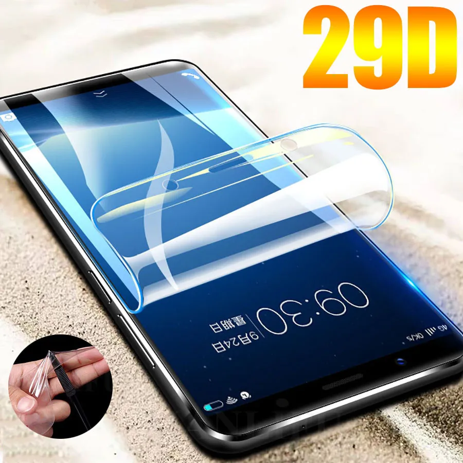 29D Screen Protector Hydrogel Film For Meizu M5 M5S Note M5 Note M6 M6s Protective Film For Meizu 15 16X Plus E3 Film Not Glass afbeelding